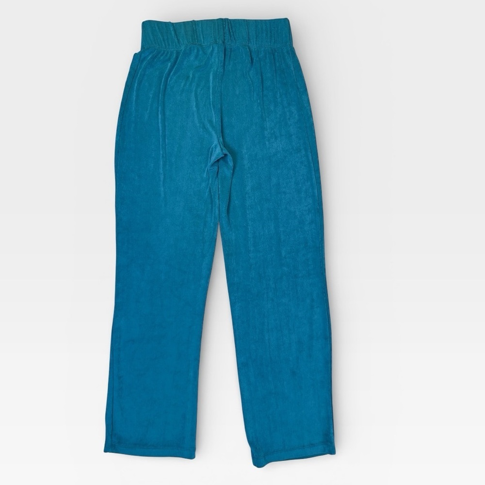 Dana Buchman Travel Anywhere Women’s   Turquoise Wide Leg Pants SMALL